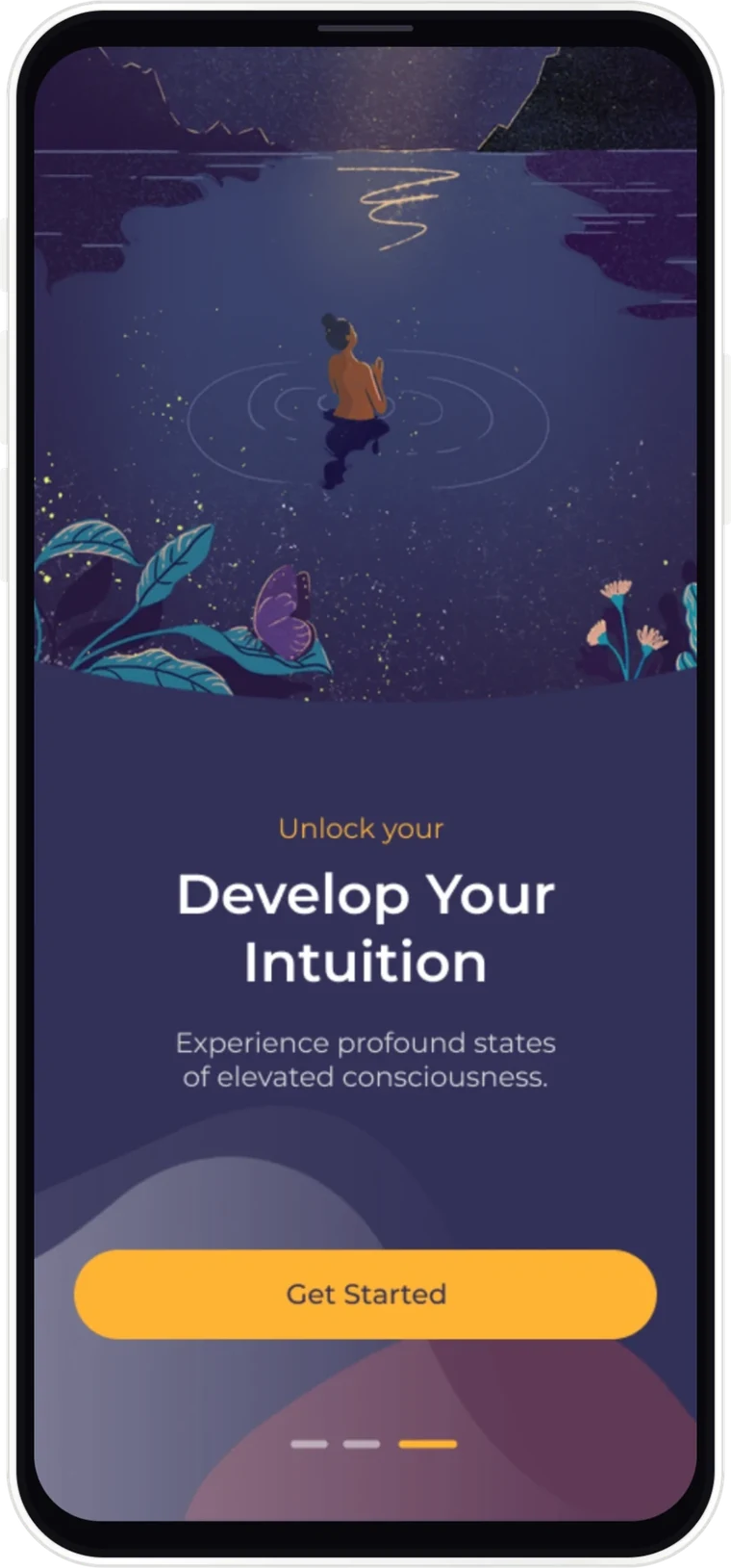 The intuition introduction in the app.